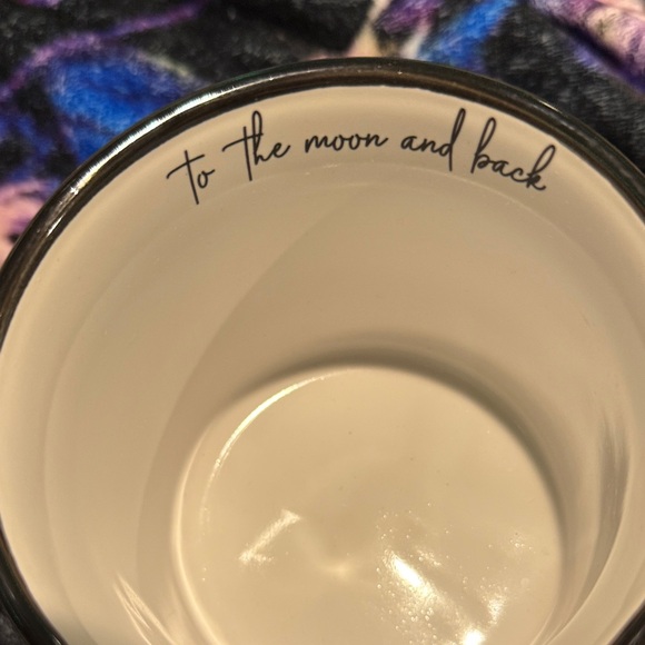 Black Celestial Mug with Moon Design - Picture 4 of 7